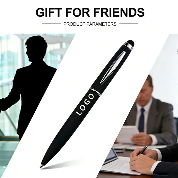 Soft Touch Twist Action Metal Stylus Pen
