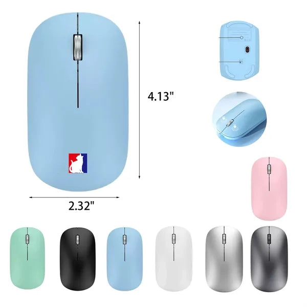 Ultra-thin Wireless Bluetooth Mouse