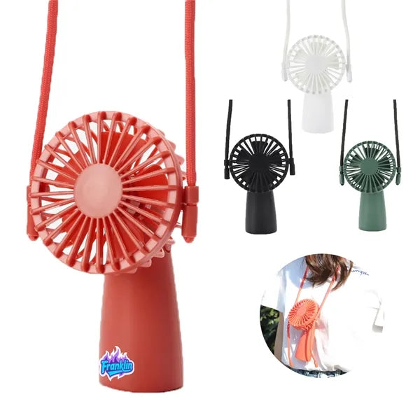 3-in-1 Portable Neck Handheld Desk Fans