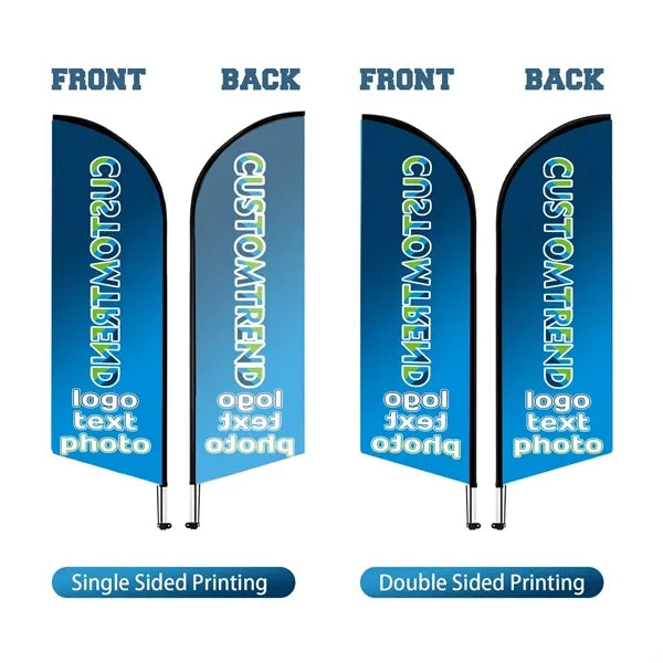 Printed Feather Advertising Flag