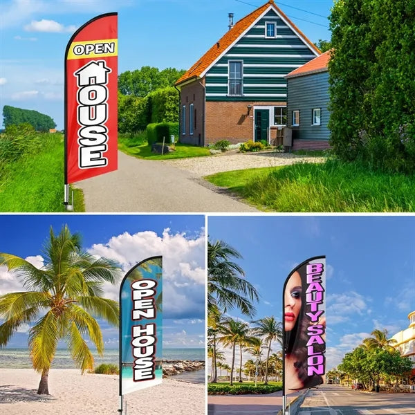 Printed Feather Advertising Flag