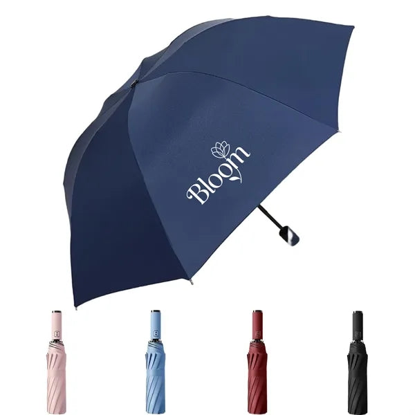 39" Foldable Sun & Rain Umbrella UV Protection