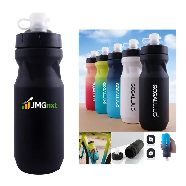 20oz Portable Squeeze Sports Water Bottle