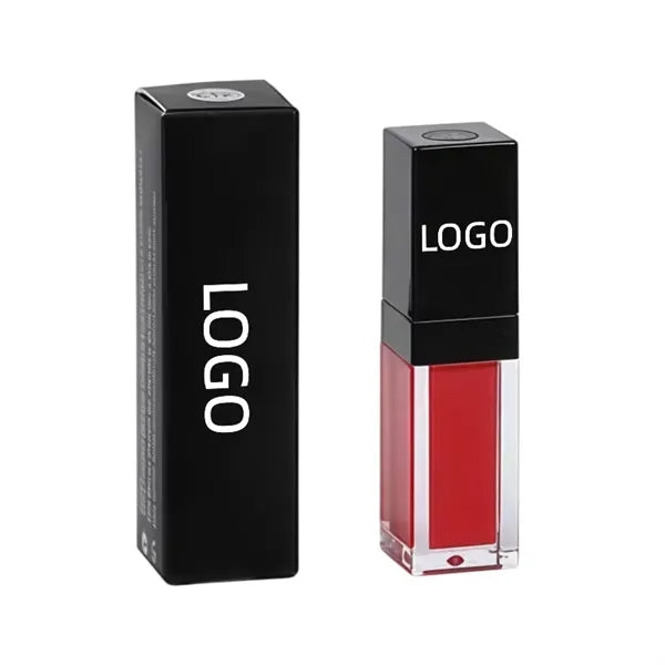 Plastic Lip Gloss with Applicator Wand 7/8 x 7/8 x 3