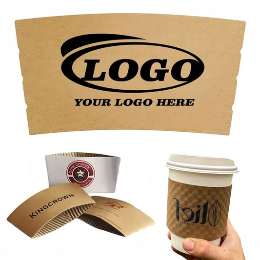 Recyclable Kraft Paper Coffee Cup Sleeves