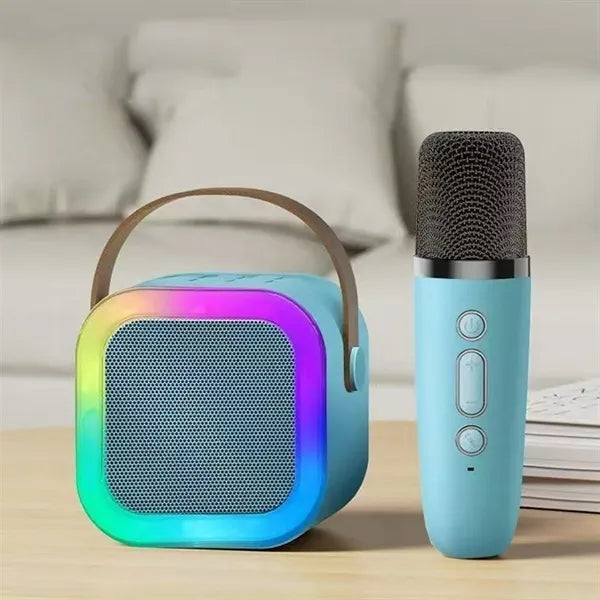 Portable Bluetooth Mini Karaoke Microphone Singing Speaker