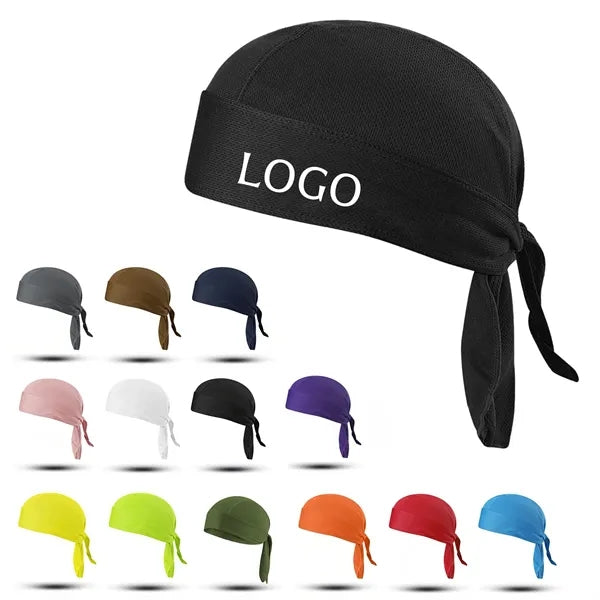 Bandanas Durags Sweat Wicking Skull Caps