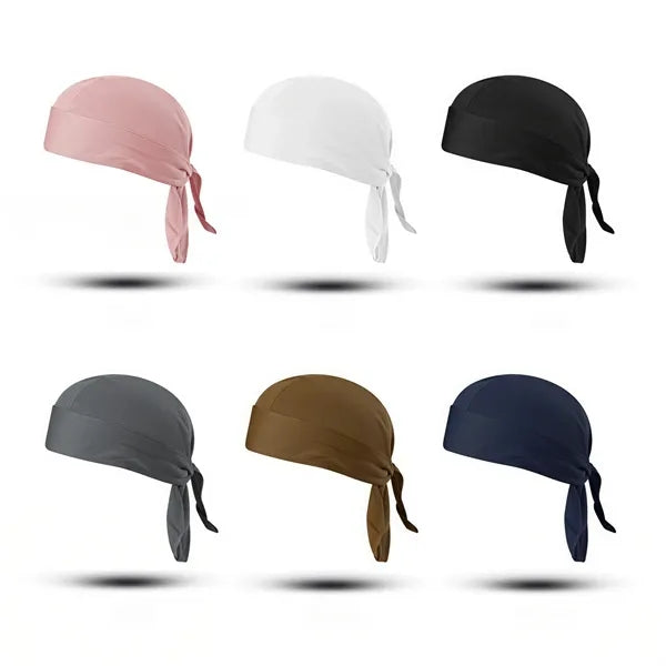 Bandanas Durags Sweat Wicking Skull Caps