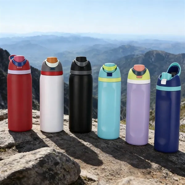 32oz Insulated Stainless Steel Freesip Water Bottle