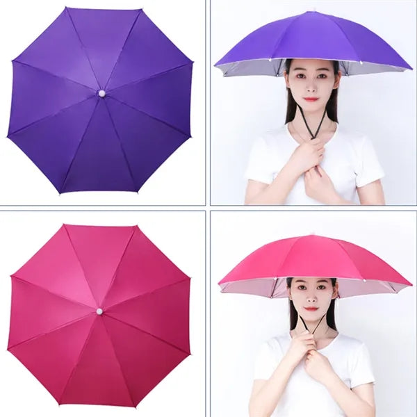 Hands-Free Umbrella Hat