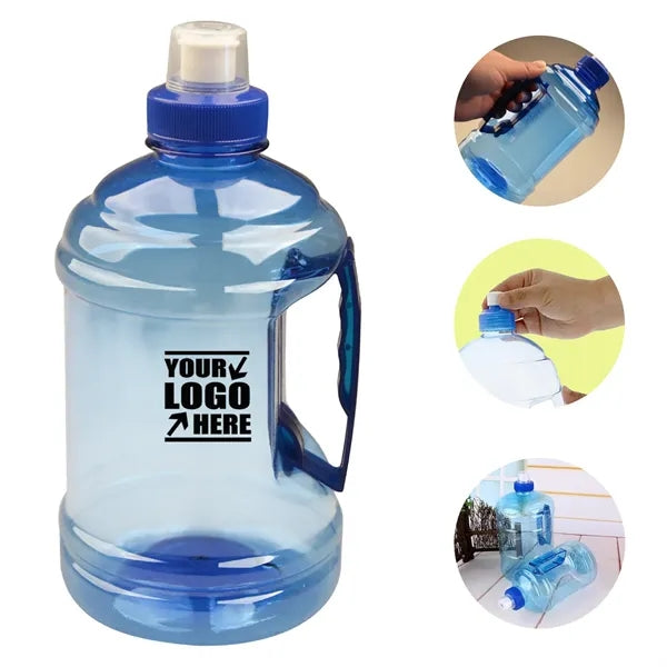 34oz PET plastic transparent sports water bucket cup