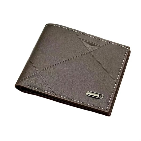 Low MOQ Custom Logo Trifold Fashion Casual Wallet