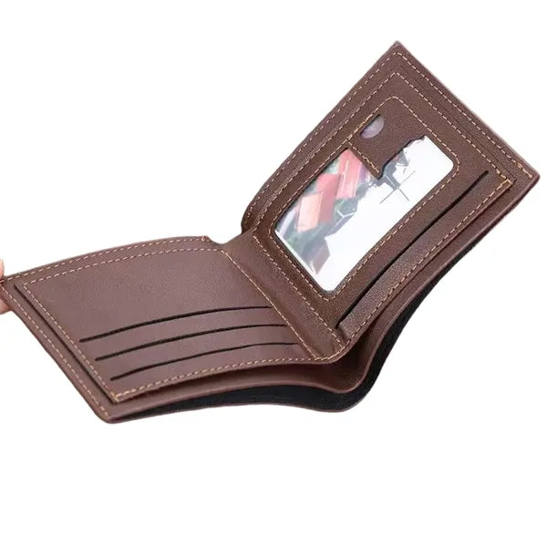 Low MOQ Custom Logo Trifold Fashion Casual Wallet