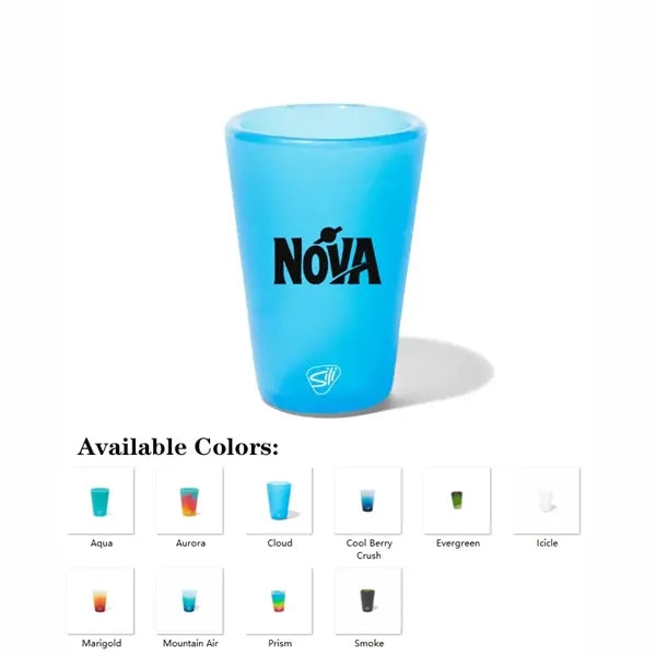Silipint Silicone 1.5 oz Classic Color Silishot Shot Glass