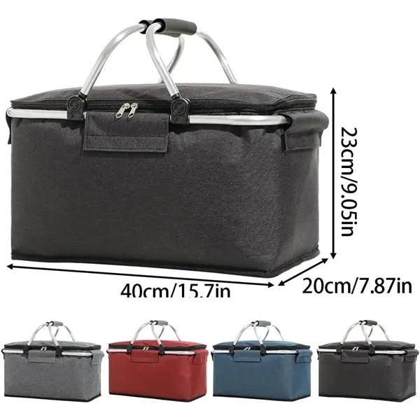 Collapsible Insulated Picnic Basket