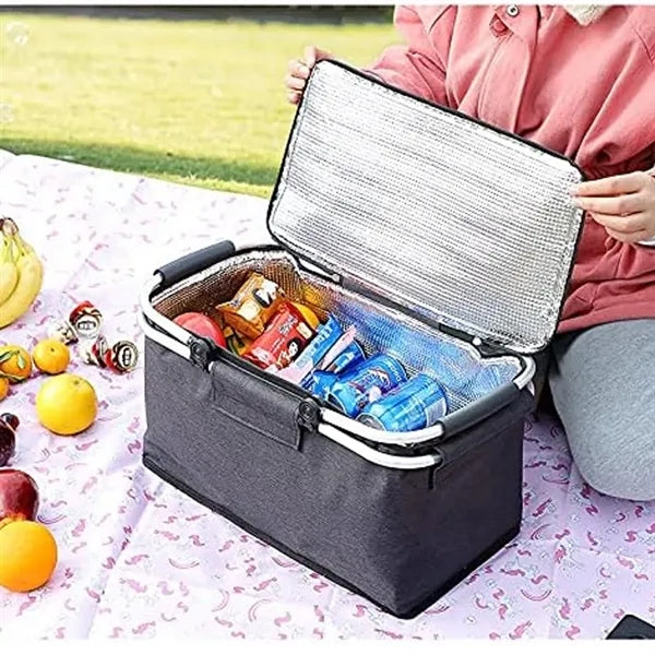 Collapsible Insulated Picnic Basket