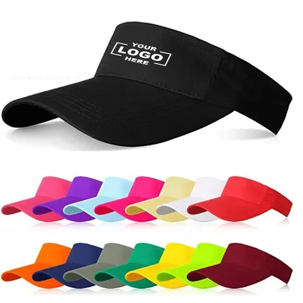 Adjustable Golf Tennis Polyester Sun Visor Hats