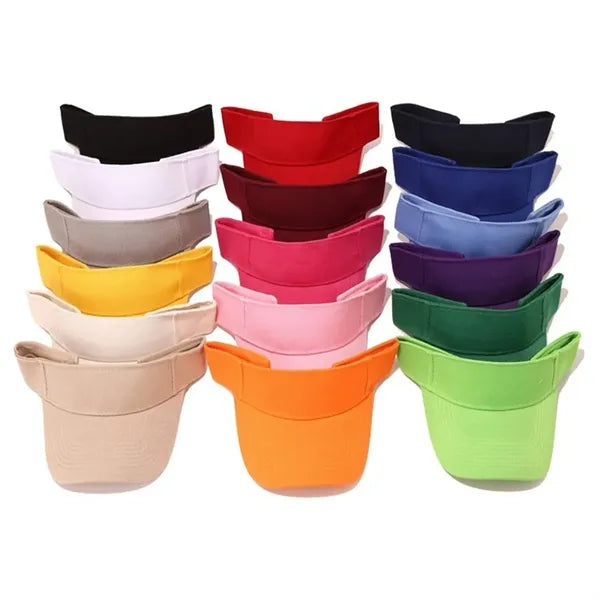 Adjustable Golf Tennis Polyester Sun Visor Hats