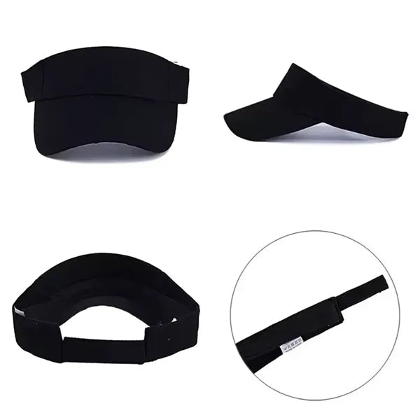 Adjustable Golf Tennis Polyester Sun Visor Hats