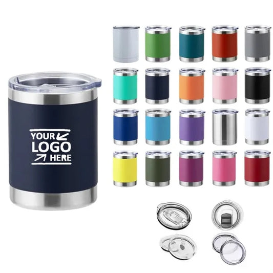 10OZ Travel Coffee Mug Beer Tumbler with Lid