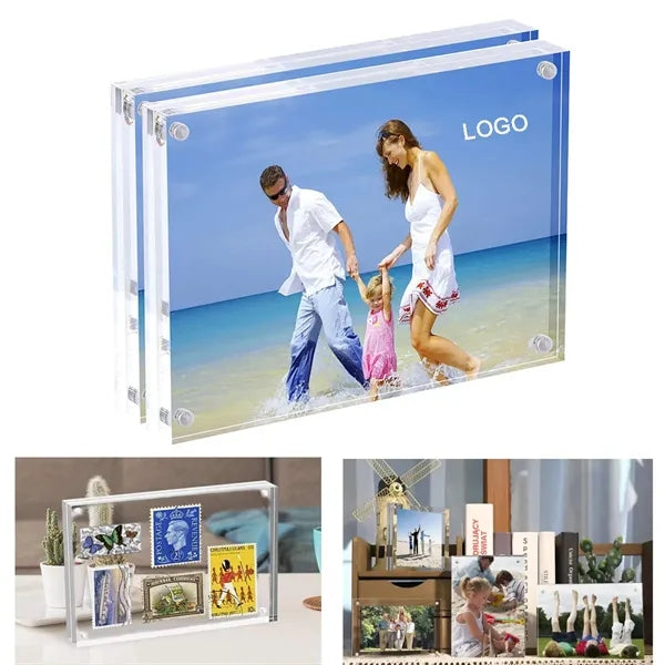 Acrylic Double Sided Magnetic Picture Frame