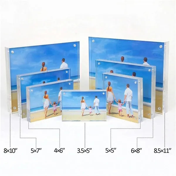 Acrylic Double Sided Magnetic Picture Frame