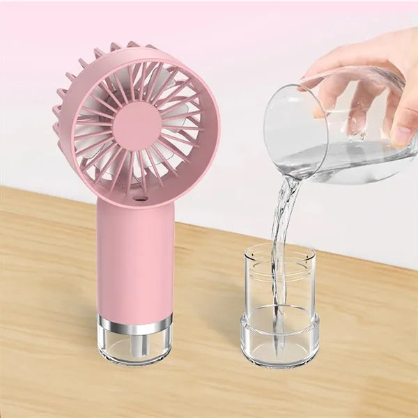 Portable Handheld Mini Mist Fan for Summer Camping