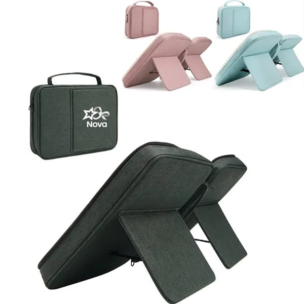 Waterproof Cover Bag with Built In Book Stand & Storage