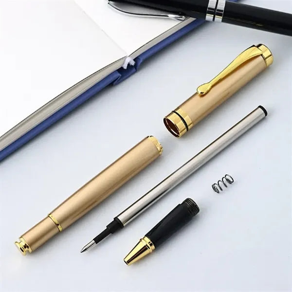 Metal Engraving Custom Gift Roller Ballpen Ballpoint Pen Set