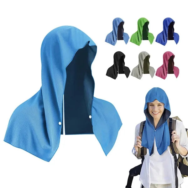 Quick-drying integrated sunshade towel customization