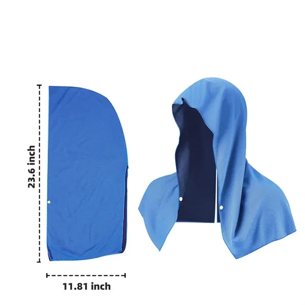 Quick-drying integrated sunshade towel customization