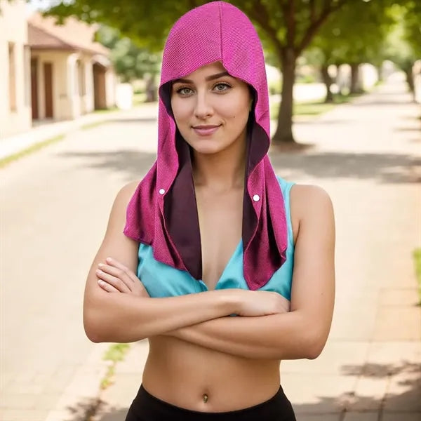 Quick-drying integrated sunshade towel customization