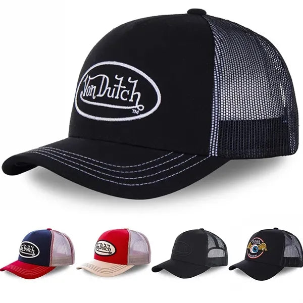 Classic Mesh Trucker Cap Snapback Hat Custom Logo