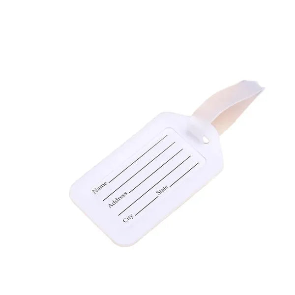 Logo PVC Luggage Tag for Suitcase Identification