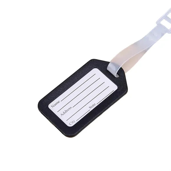 Logo PVC Luggage Tag for Suitcase Identification