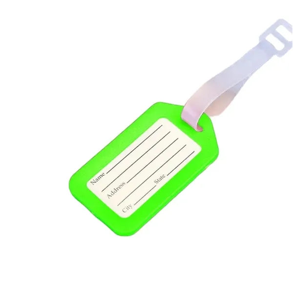 Logo PVC Luggage Tag for Suitcase Identification