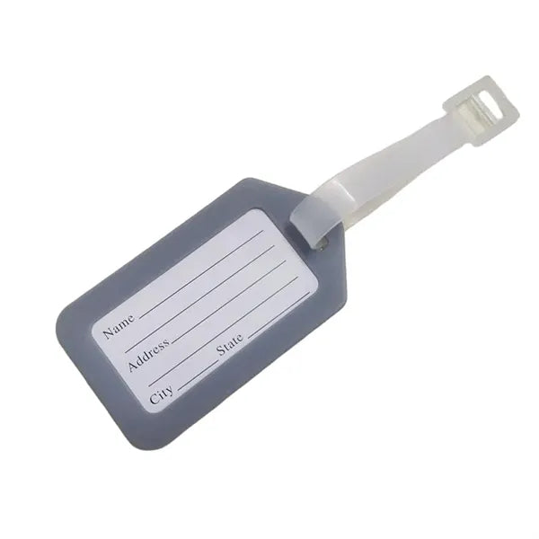 Logo PVC Luggage Tag for Suitcase Identification