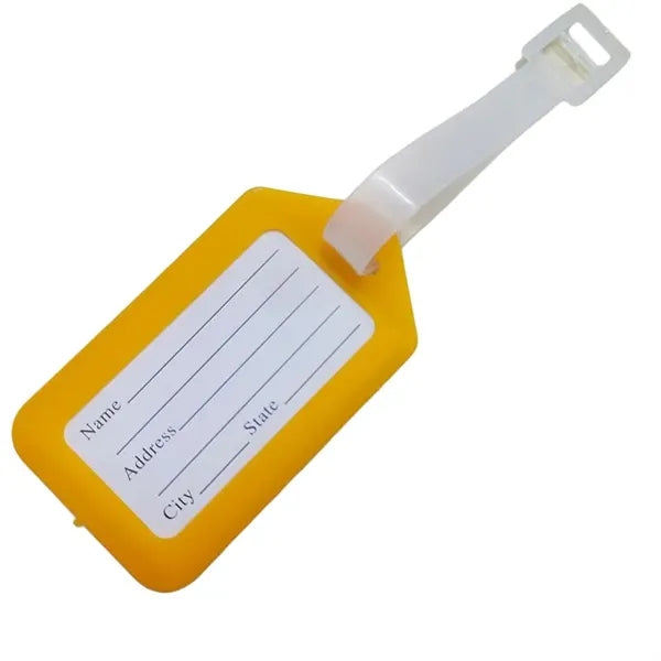 Logo PVC Luggage Tag for Suitcase Identification