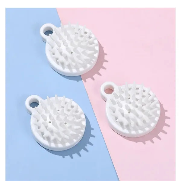 Logo Silicone Shampoo Massage Brush