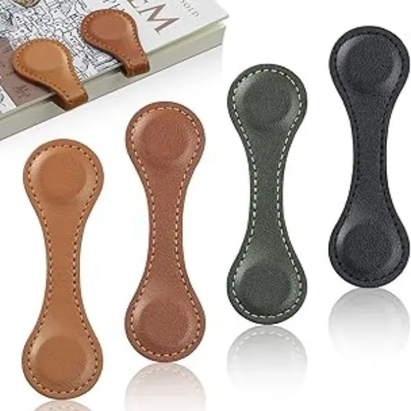 Logo Leather Magnetic Bookmark