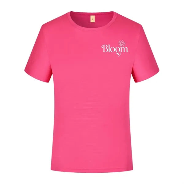 Logo Quick-Dry Round Neck Short Sleeve T-Shirt