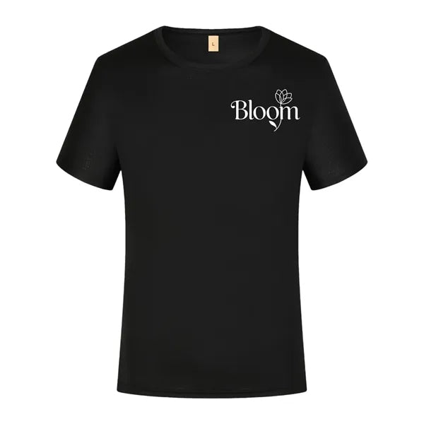 Logo Quick-Dry Round Neck Short Sleeve T-Shirt