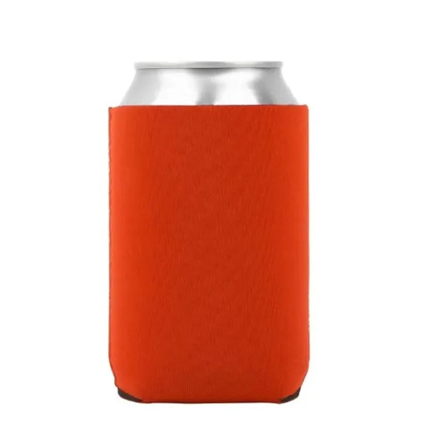Foldable canned beverage insulation cover