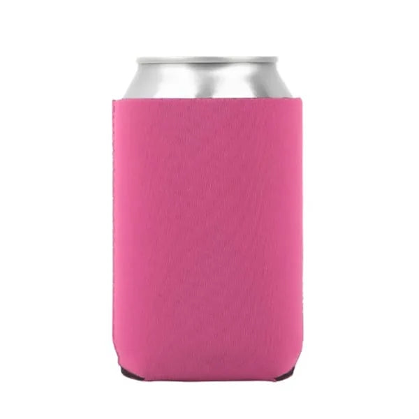 Foldable canned beverage insulation cover