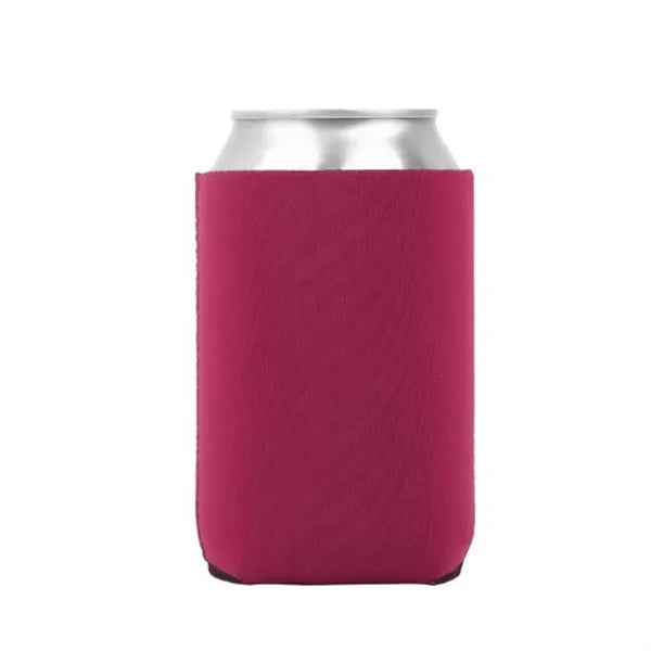 Foldable canned beverage insulation cover