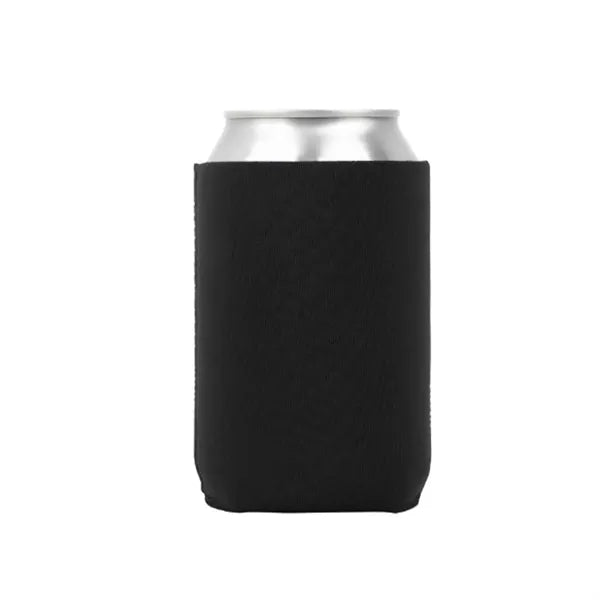 Foldable canned beverage insulation cover