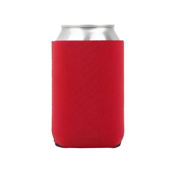 Foldable canned beverage insulation cover