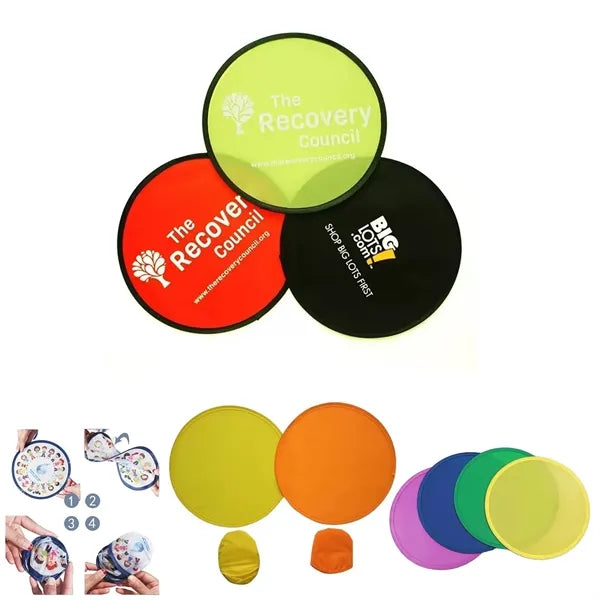 Frisbee Foldable Fan, Polyester Nylon , Advertising