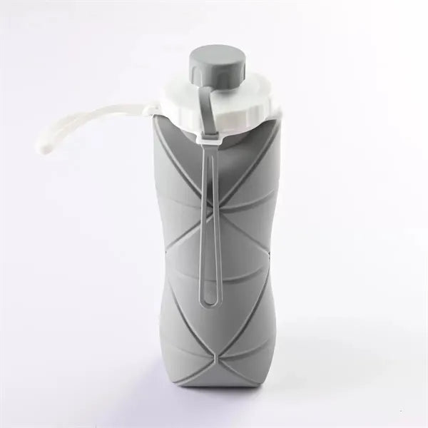 20 Oz. Collapsible Silicone Travel Water Bottle