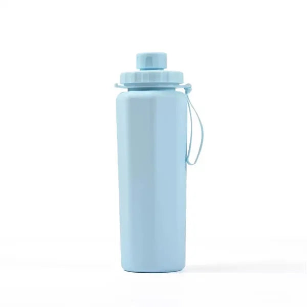 20 Oz. Foldable Silicone Water Bottles